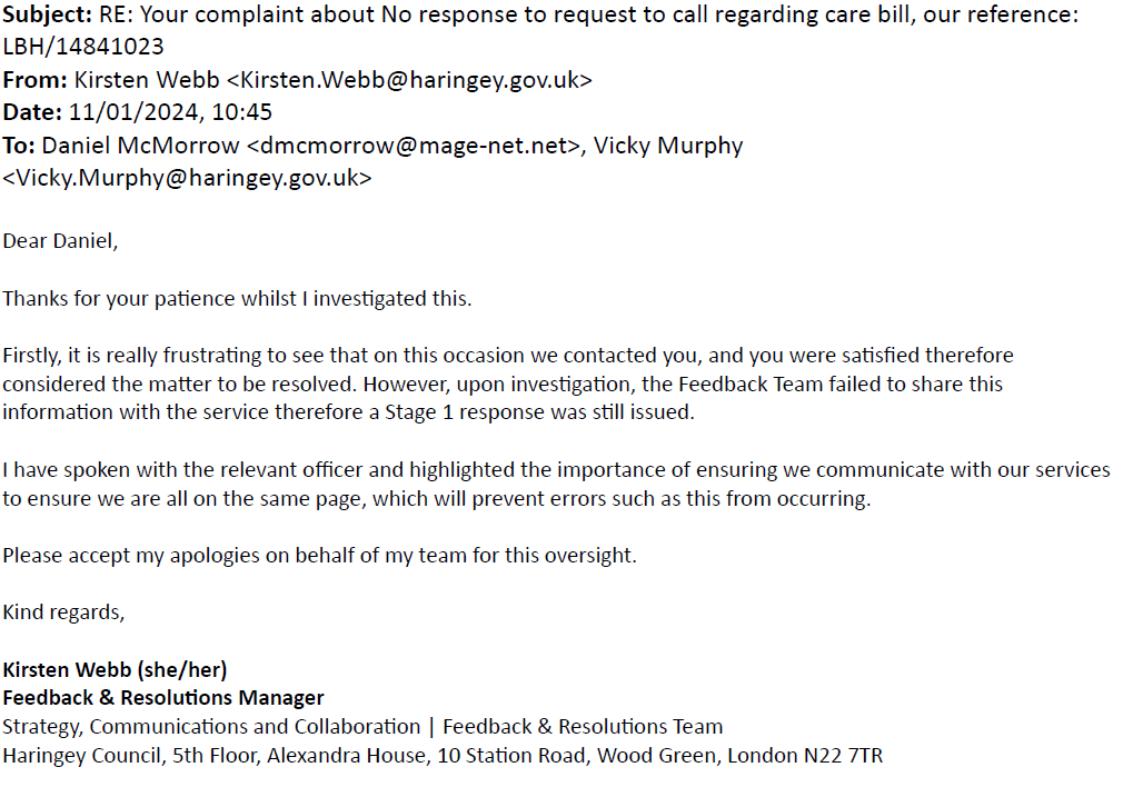 Please accept my apologies on behalf of my team for this oversight.