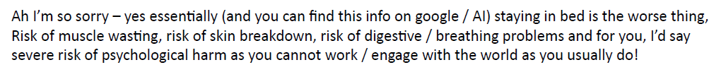 Severe risk of psychological harm